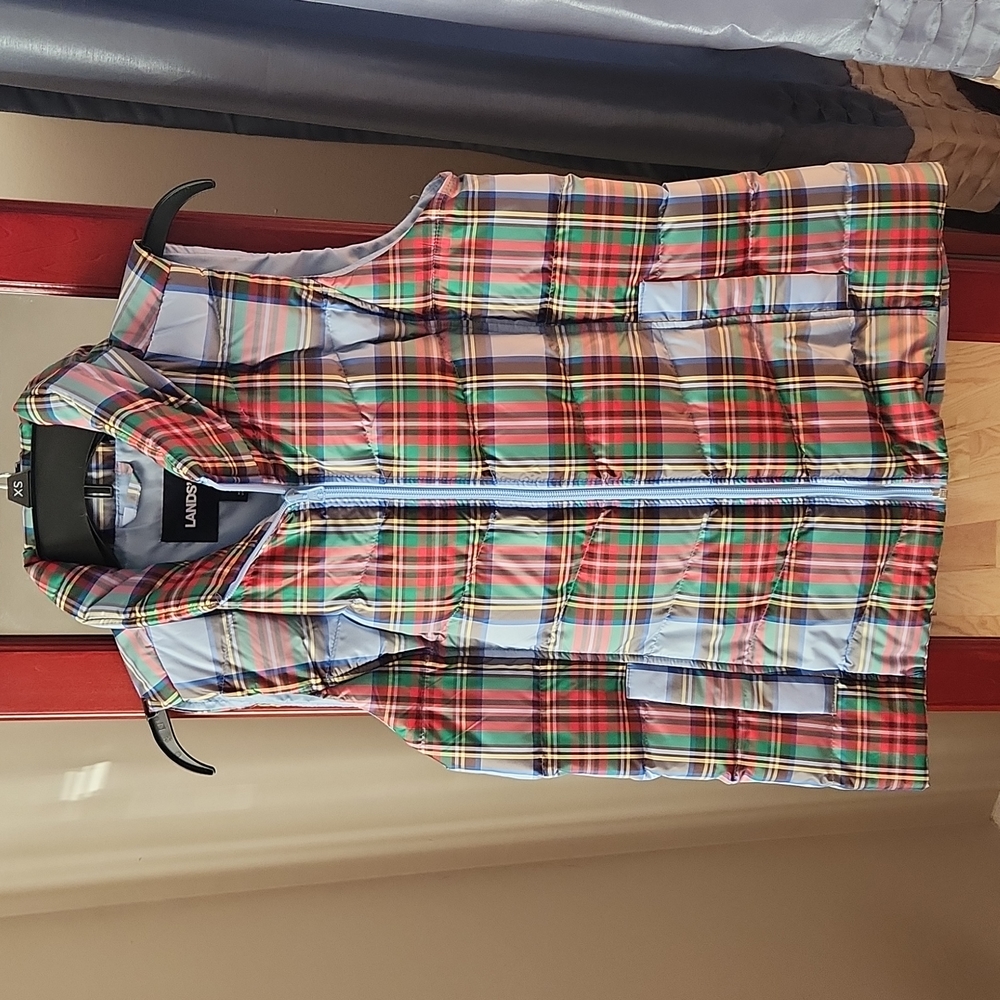 Lands End down vest